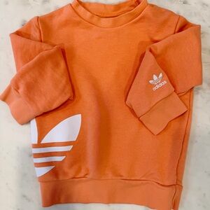 Adidas Kids Orange Sweatshirt